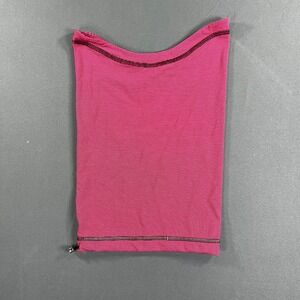 Lululemon Pink Black Stripe Vinyasa Scarf Neck Warmer Infinity Scarf